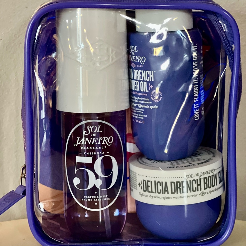 Sol de Janeiro Purple Travel Set